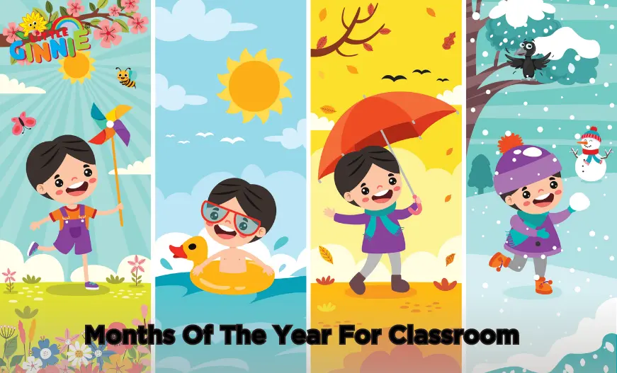 Months Of The Year For Classroom: All Your Kids Need